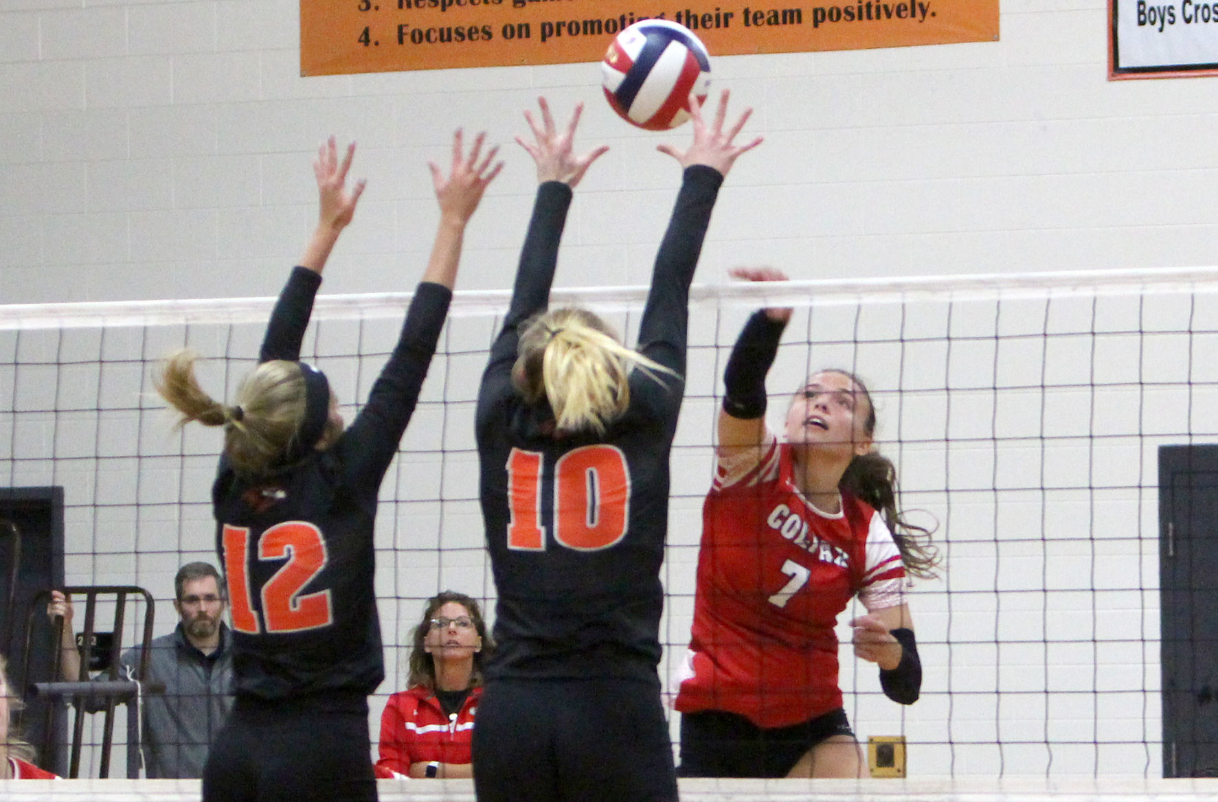 Colfax at Bloomer volleyball 10-8-19